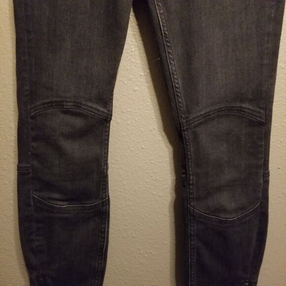 PILCRO THE LETTERPRESS 26 Jeans Skinny High-Rise Legging Ankle Zip Moto Edgy - Picture 3 of 12